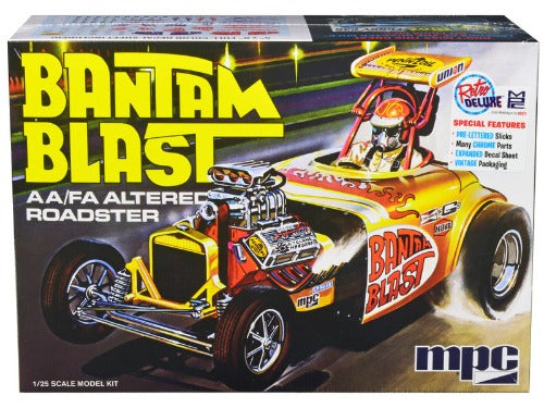 MPC "Bantam Blast" Model Kit. 1/25 scale, 101 parts, MAG wheels, vintage packaging. Assembly required.