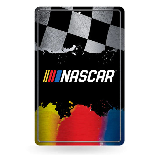 Nascar 11"x17" Large Embossed Metal Wall Sign by Rico