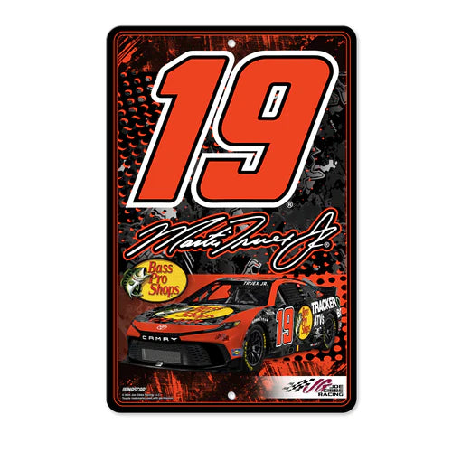 Martin Truex Jr No. 19 - 11"x17" Large Metal Wall Sign by Rico