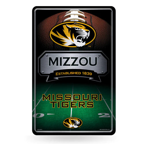 Missouri Tigers 11"x17" Large Embossed Metal Wall Sign by Rico