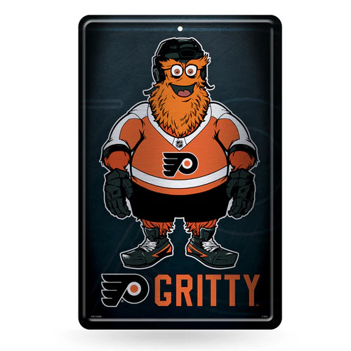Philadelphia Flyers Mascot 11"x17" Large Embossed Metal Wall Sign by Rico