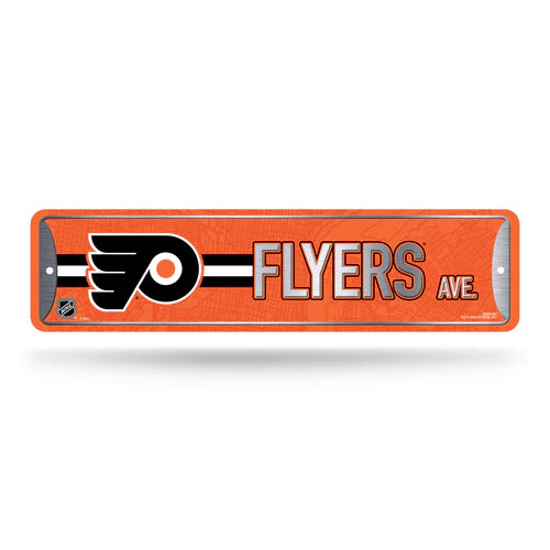 Philadelphia Flyers 4"x15" Metal Street Sign by Rico