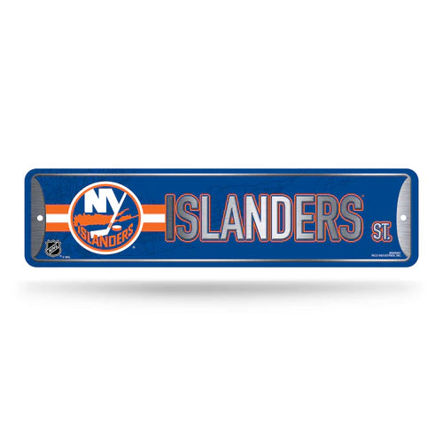 New York Islanders 4"x15" Metal Street Sign by Rico