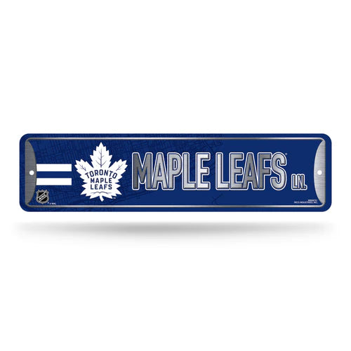 Toronto Maple Leafs 4"x15" Metal Street Sign by Rico