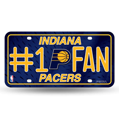 Indiana Pacers #1 Fan Metal Auto License Plate / Tag by Rico