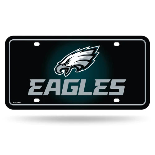 Philadelphia Eagles Wordmark Metal License Plate by Rico