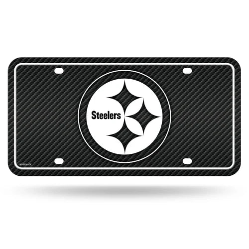 Pittsburgh Steelers LIcense Plate, 6" x 12', Officially Licensed made by Rico