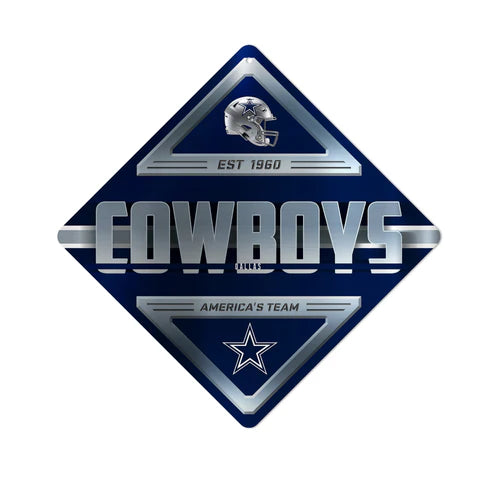 Dallas Cowboys 16.5 X 16.5 Metal Wall Sign by Rico