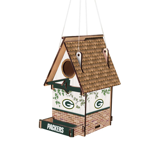 Green Bay Packers Wood Birdhouse by Fan Creations