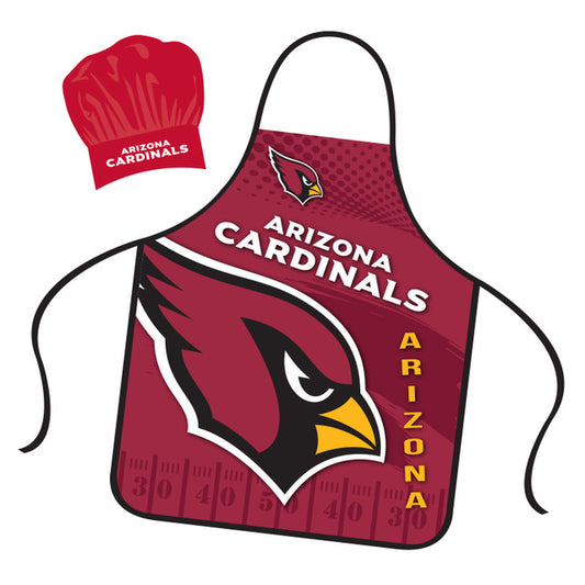 Arizona Cardinals Apron and Chef Hat Set by Mojo Licensing