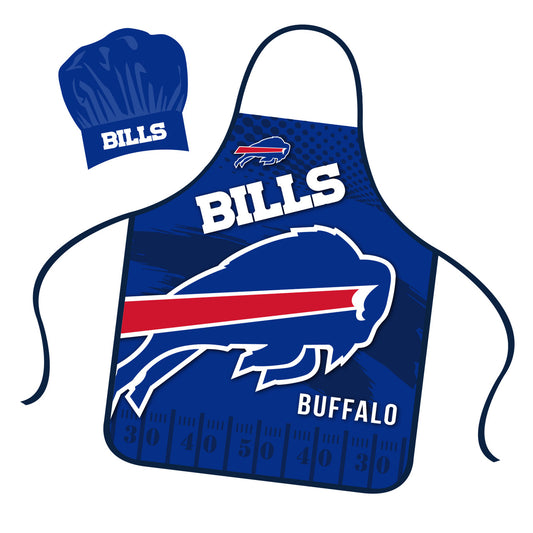 Buffalo Bills Apron and Chef Hat Set by Mojo Licensing