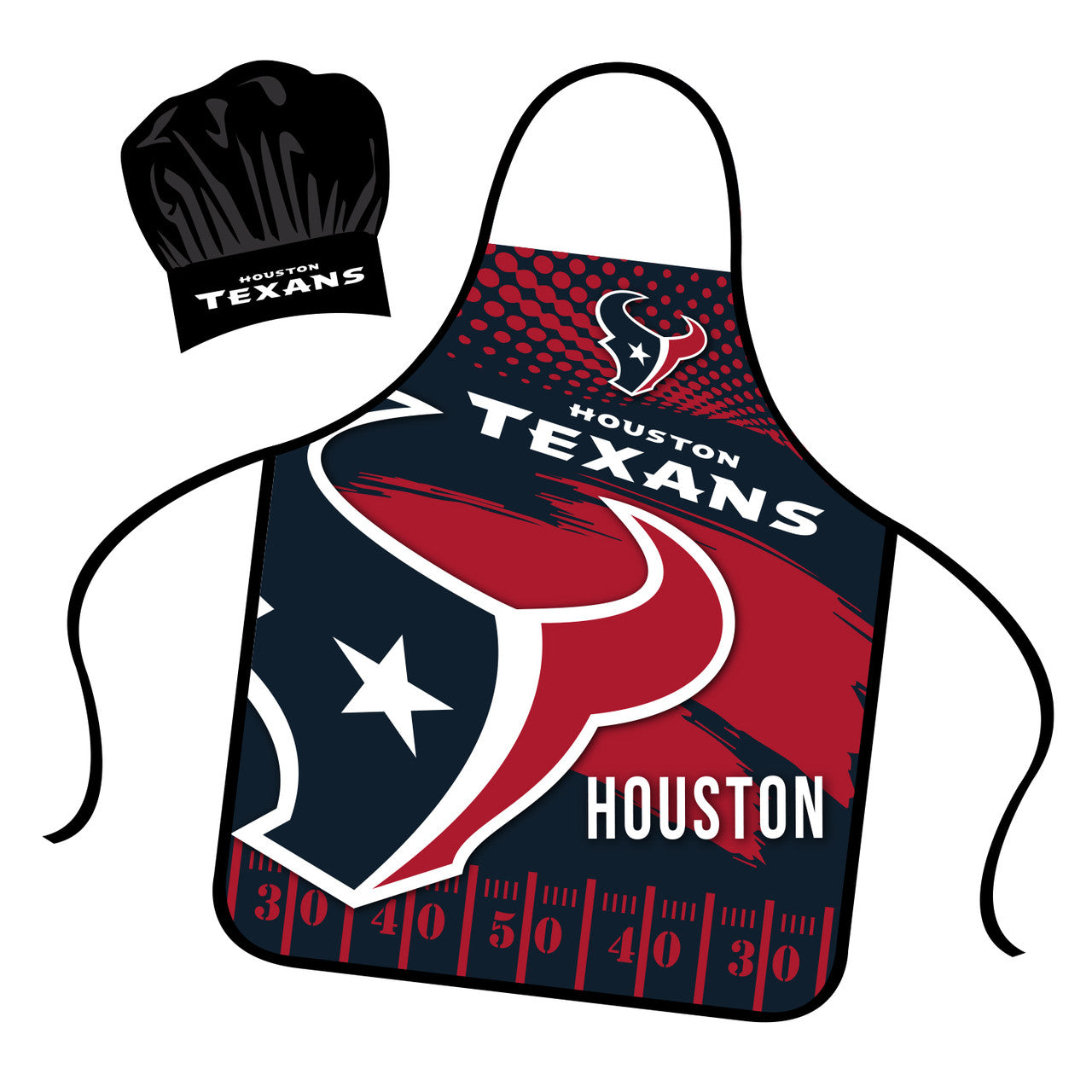 Houston Texans Apron and Chef Hat Set by Mojo Licensing