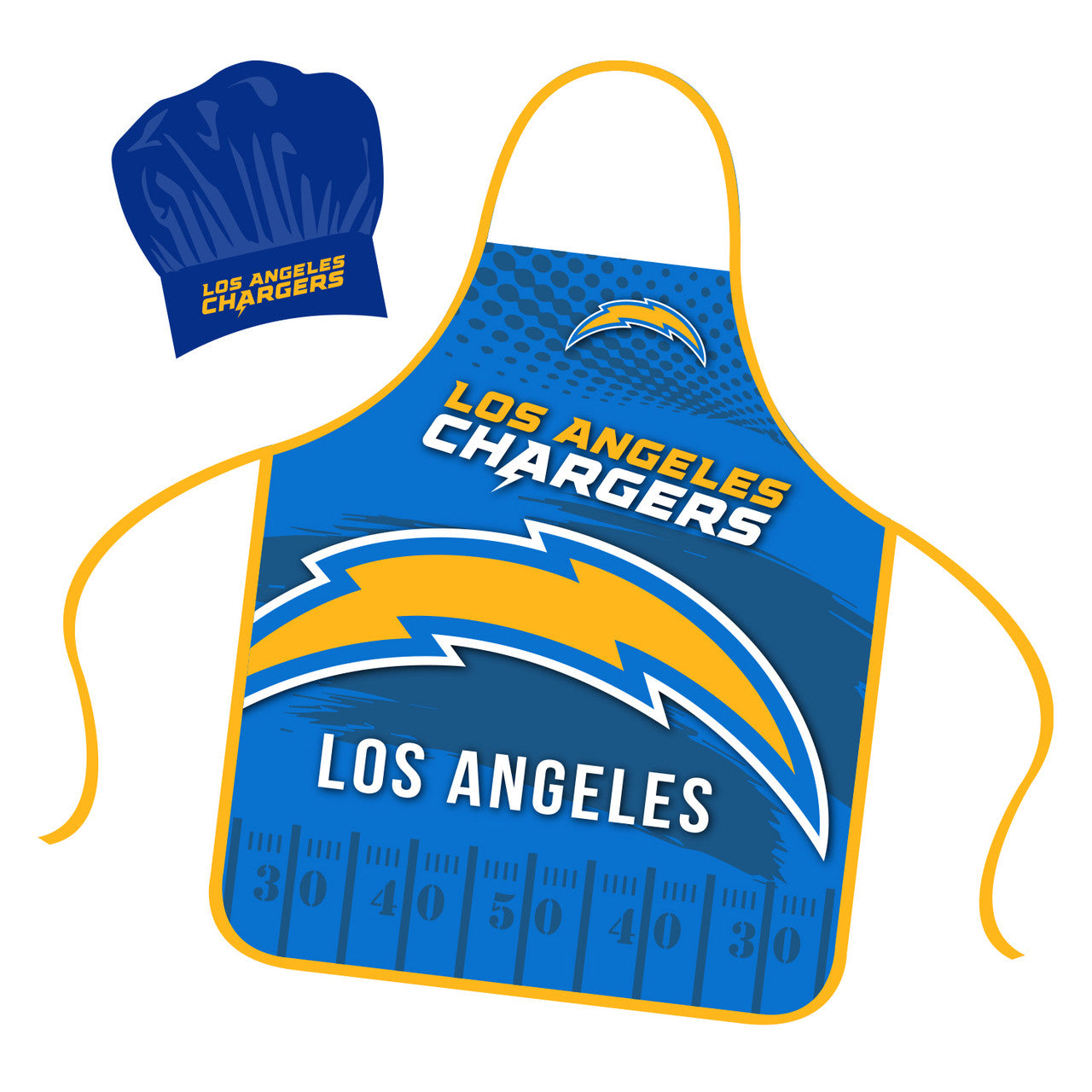 Los Angeles Chargers Apron and Chef Hat Set by Mojo Licensing