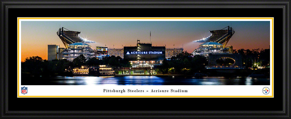 Pittsburgh Steelers Panoramic Picture - Acrisure Stadium Fan Cave Decor by Blakeway Panoramas