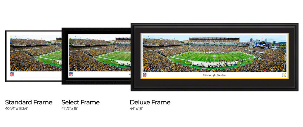 Pittsburgh Steelers 50 Yd Line Panoramic Fan Cave Decor - Acrisure Stadium Panorama by Blakeway Panoramas