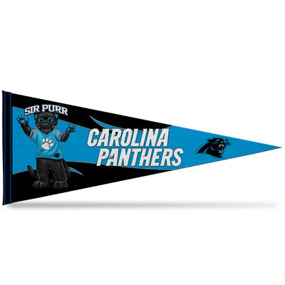 Carolina Panthers 12" x 30" Mascot Soft Felt Pennant by Rico