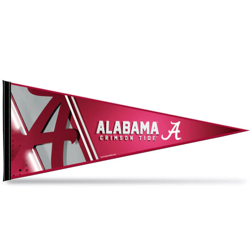 Alabama Crimson Tide 12"x30" Soft Felt Pennant by Rico. Features team colors and graphics and is Officially Licensed by the NCAA 