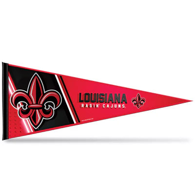 Louisiana-Lafayette Ragin Cajuns 12" x 30" Soft Felt Pennant by Rico