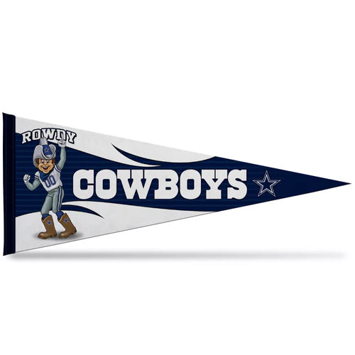 Dallas Cowboys 12" x 30" Mascot Design Soft Felt Pennant by Rico