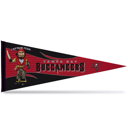 Tampa Bay Buccaneers 12" x 30" Mascot Design Soft Felt Pennant by Rico