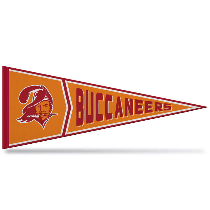 Tampa Bay Buccaneers 12" x 30" Retro Design Soft Felt Pennant by Rico