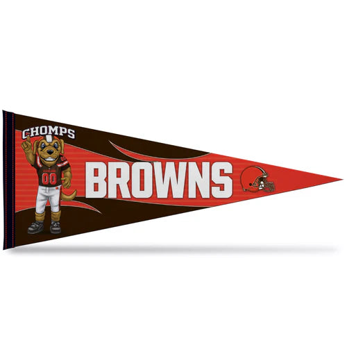 Cleveland Browns 12" x 30" Mascot Design Soft Felt Pennant by Rico