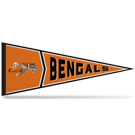 Cincinnati Bengals 12" x 30" Retro Design Soft Felt Pennant by Rico