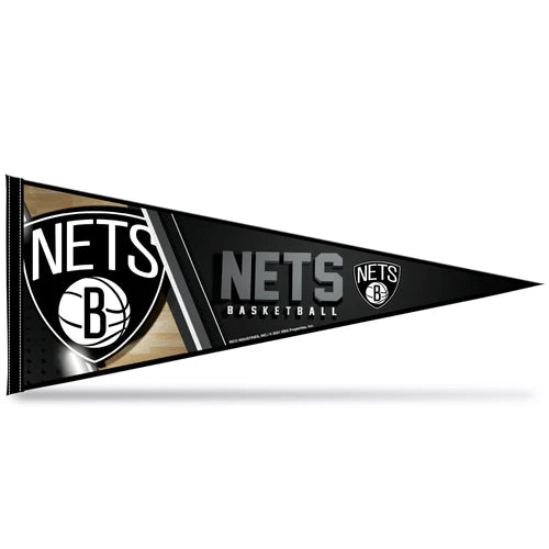 Brooklyn Nets 12" x 30" Soft Felt Pennant by Rico