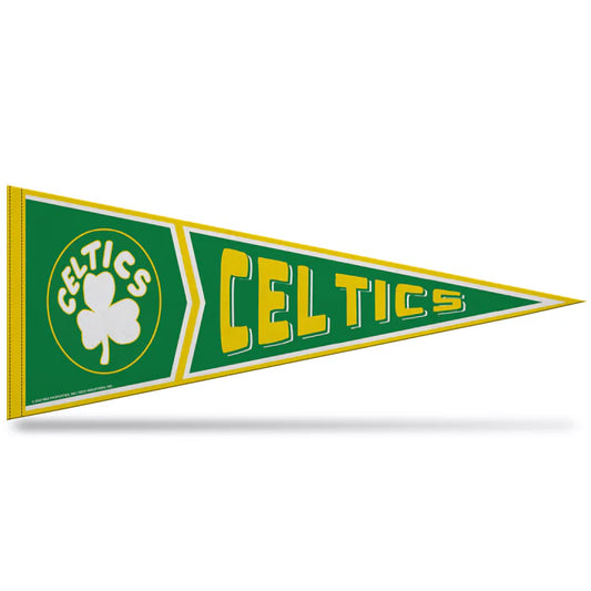 Boston Celtics 12" x 30" Retro Design Soft Felt Pennant by Rico