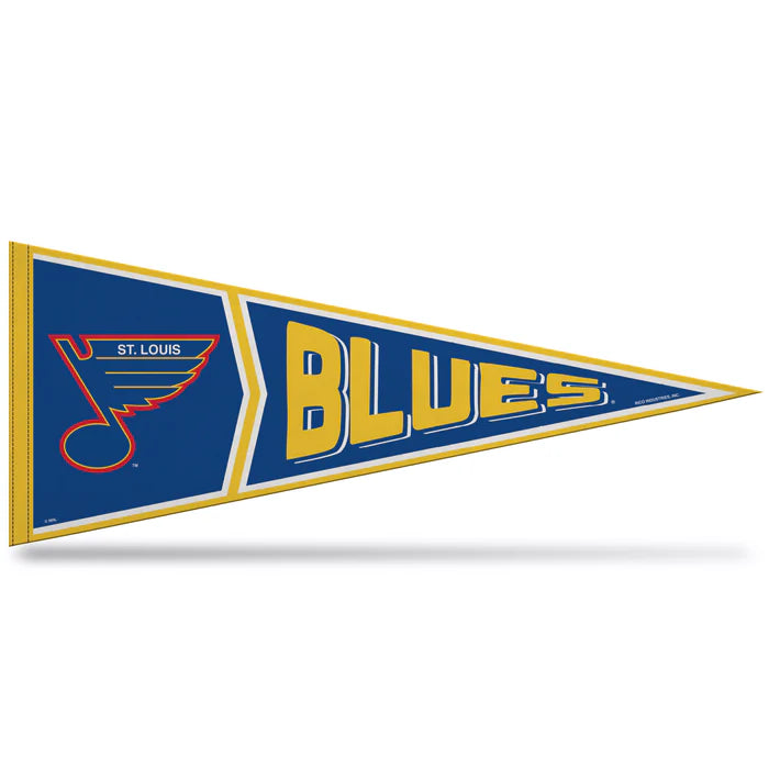 St. Louis Blues 12" x 30" Retro Design Soft Felt Pennant by Rico