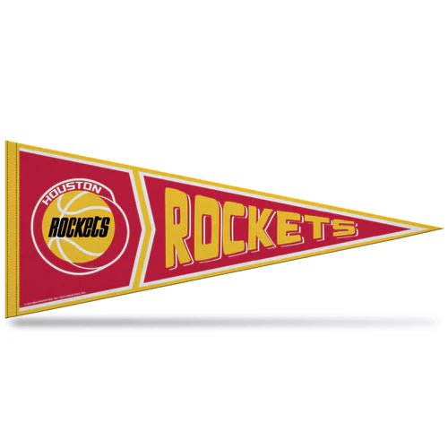 Houston Rockets 12" x 30" Retro Design Soft Felt Pennant by Rico