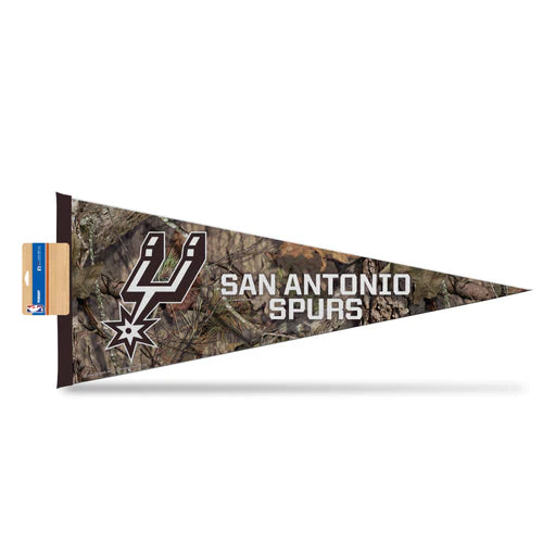 San Antonio Spurs Camo 12" x 30" Soft Felt Pennant by Rico