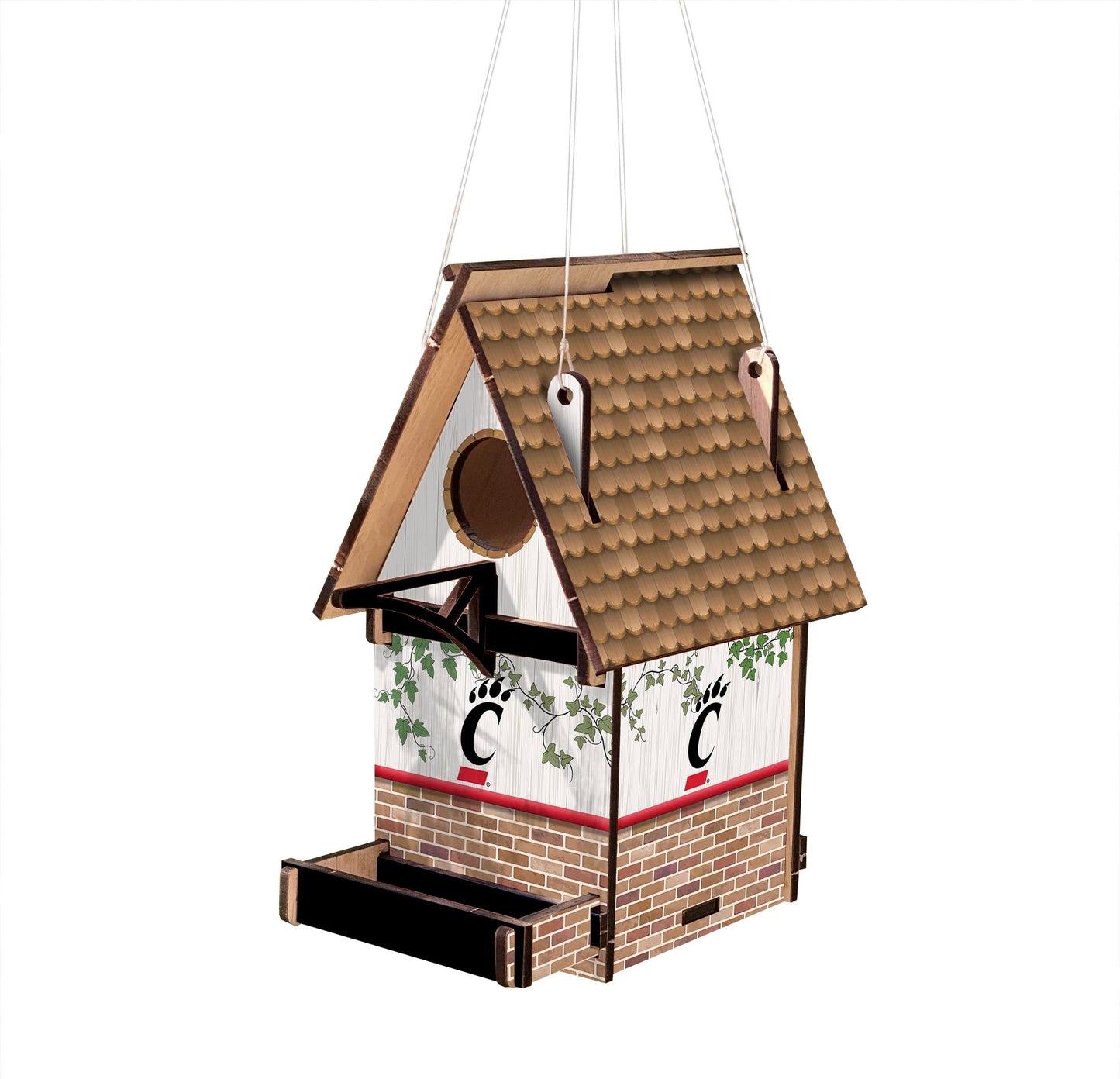 Cincinnati Bearcats Wood Birdhouse by Fan Creations