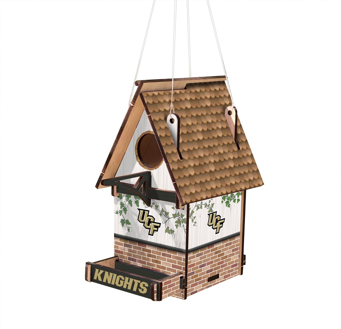 Central Florida {UCF} Knights Wood Birdhouse by Fan Creations
