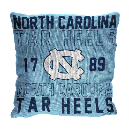 North Carolina Tar Heels Stacked Pillow by The Northwest Group