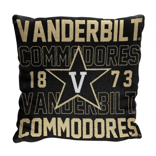 Vanderbilt Commodores Stacked Pillow by The Northwest Group