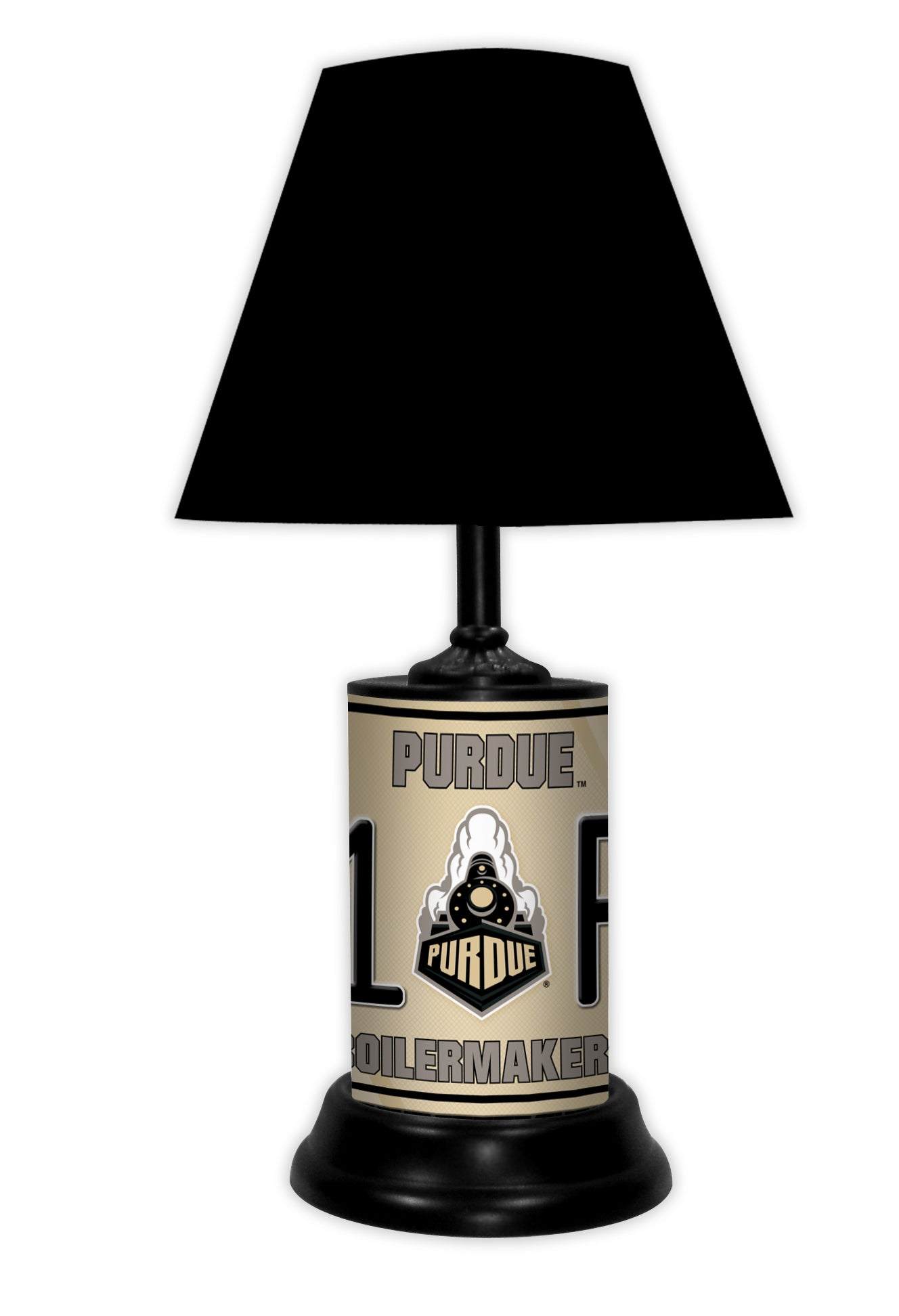 Purdue Boilermakers #1 Fan Lamp with Shade by GTEI