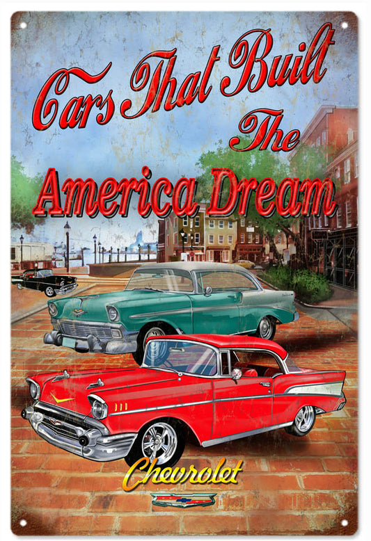 American Dream Chevrolet Metal Sign - RG1105
