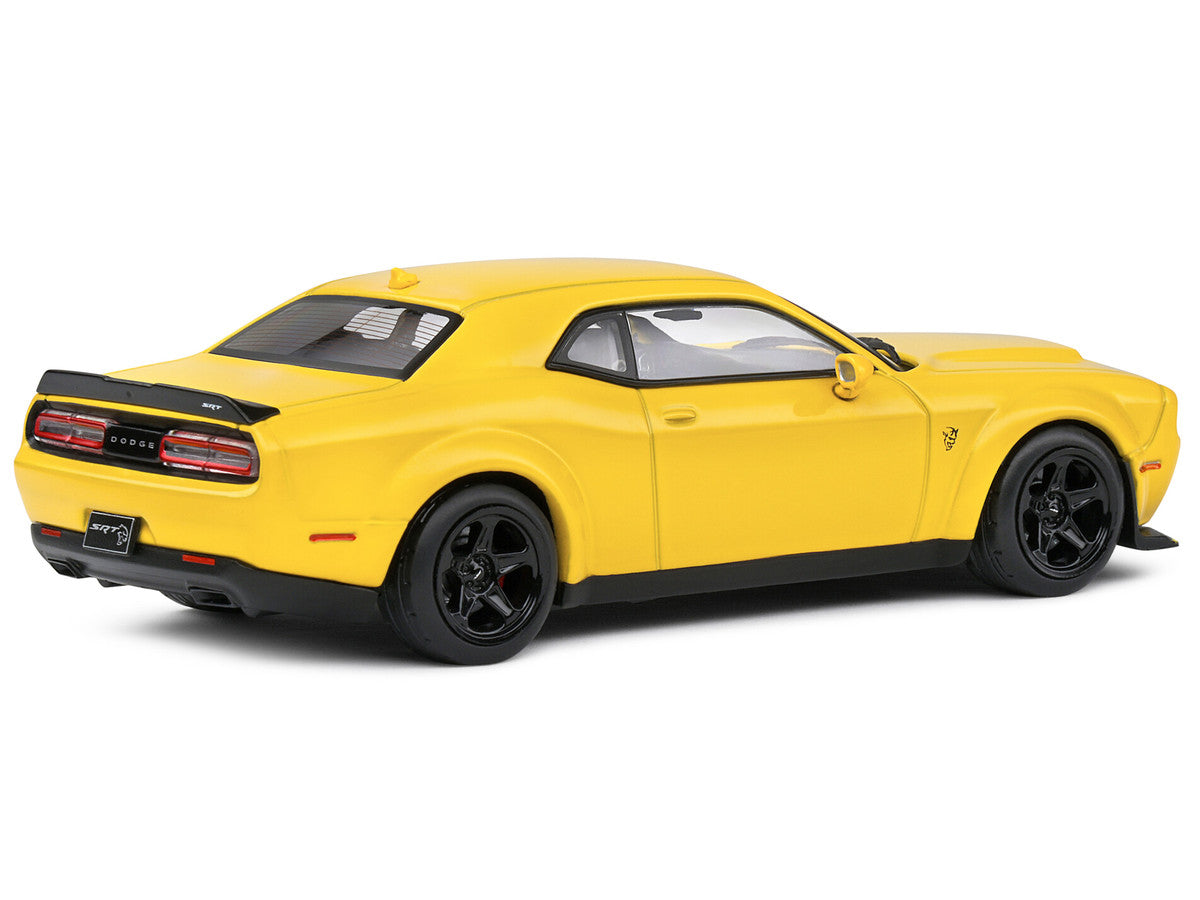 2018 Dodge Challenger SRT Demon Yellow 1/43 Diecast Model Car by Solido