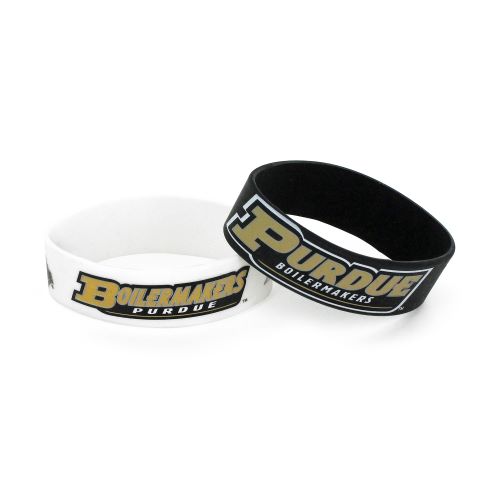 Purdue Boilermakers Pack of 2 Silicone Bracelet by Aminco