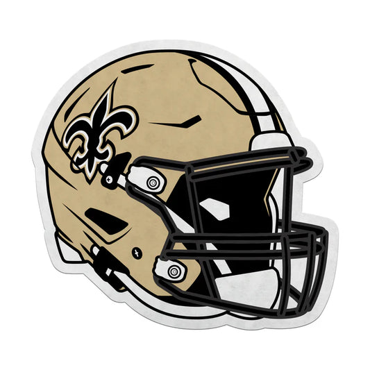 New Orleans Saints Helmet Shape Cut Pennant by Rico