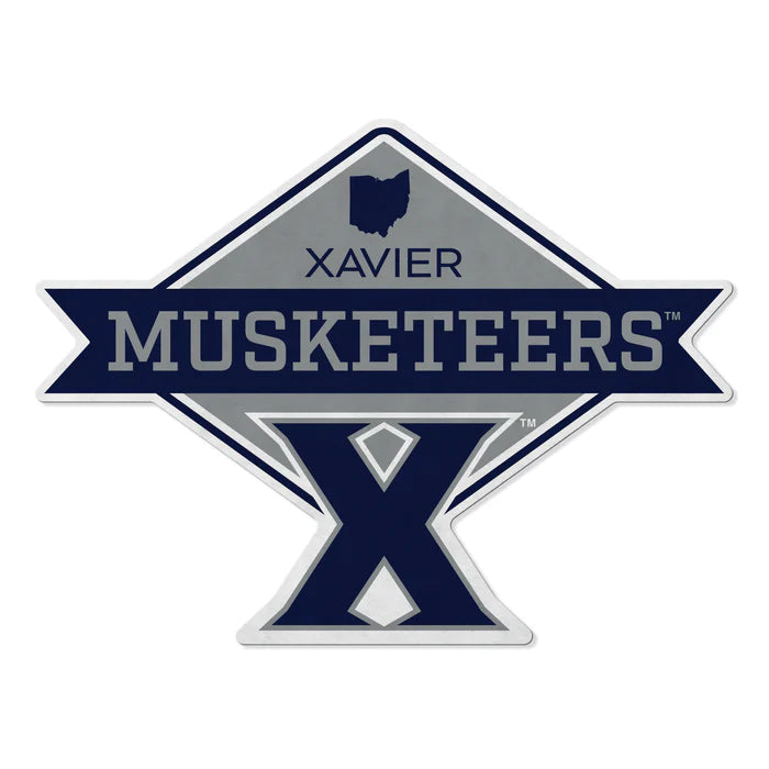 Xavier Musketeers Shape Cut Pennant - Diamond Design by Rico