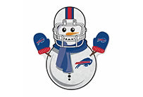 Buffalo Bills Snowman Shape Cut Pennant by Rico