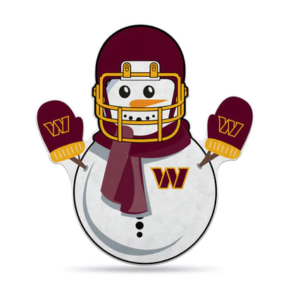 Washington Commanders Snowman Shape Cut Pennant 18" x 18" soft felt made by Rico