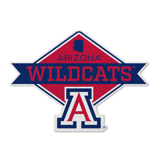 Arizona Wildcats Shape Cut Pennant - Diamond Design by Rico