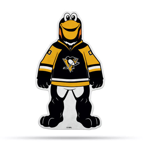 Pittsburgh Penguins Mascot Shape Cut Pennant by Rico