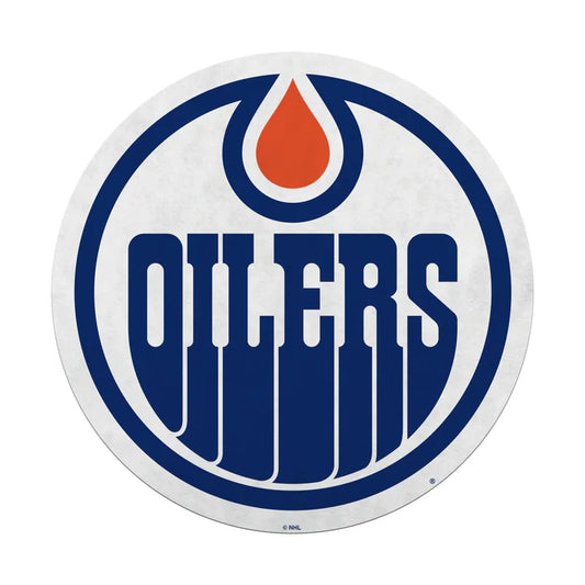 Edmonton Oilers Shape Cut Pennant - Primary Logo Design by Rico