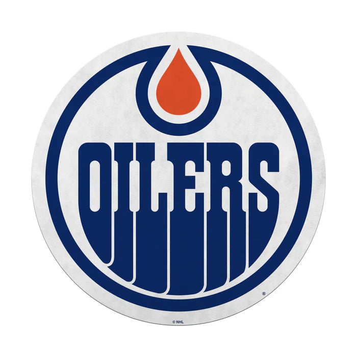 Edmonton Oilers Shape Cut Pennant - Primary Logo Design by Rico