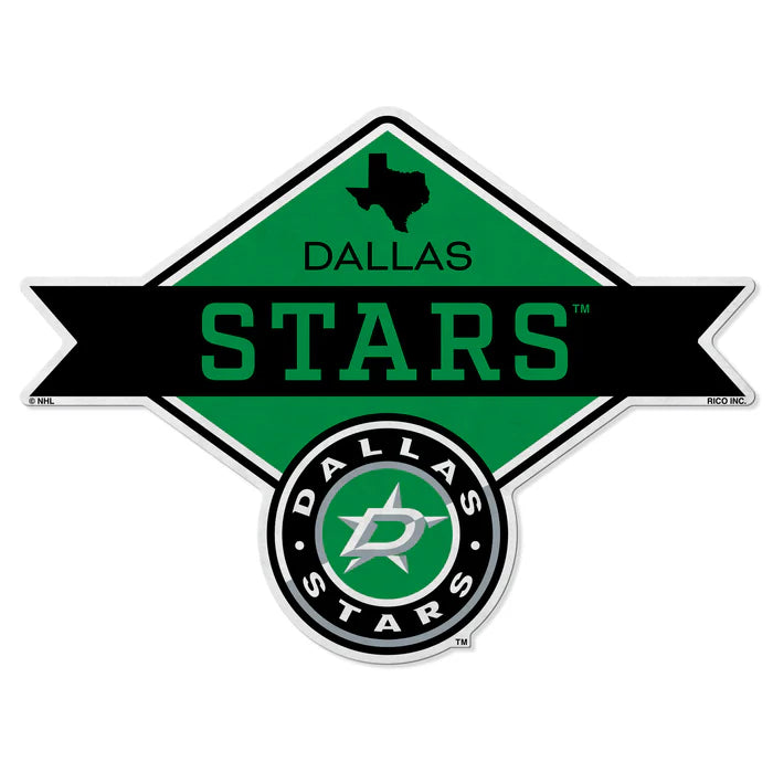 Dallas Stars Shape Cut Pennant - Diamond Design by Rico