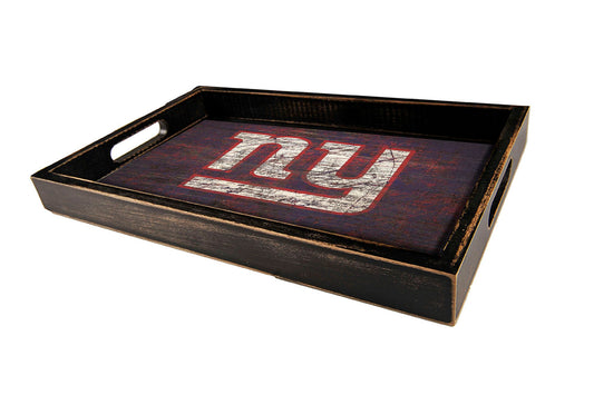 New York Giants Distressed Logo Serving Tray by Fan Creations